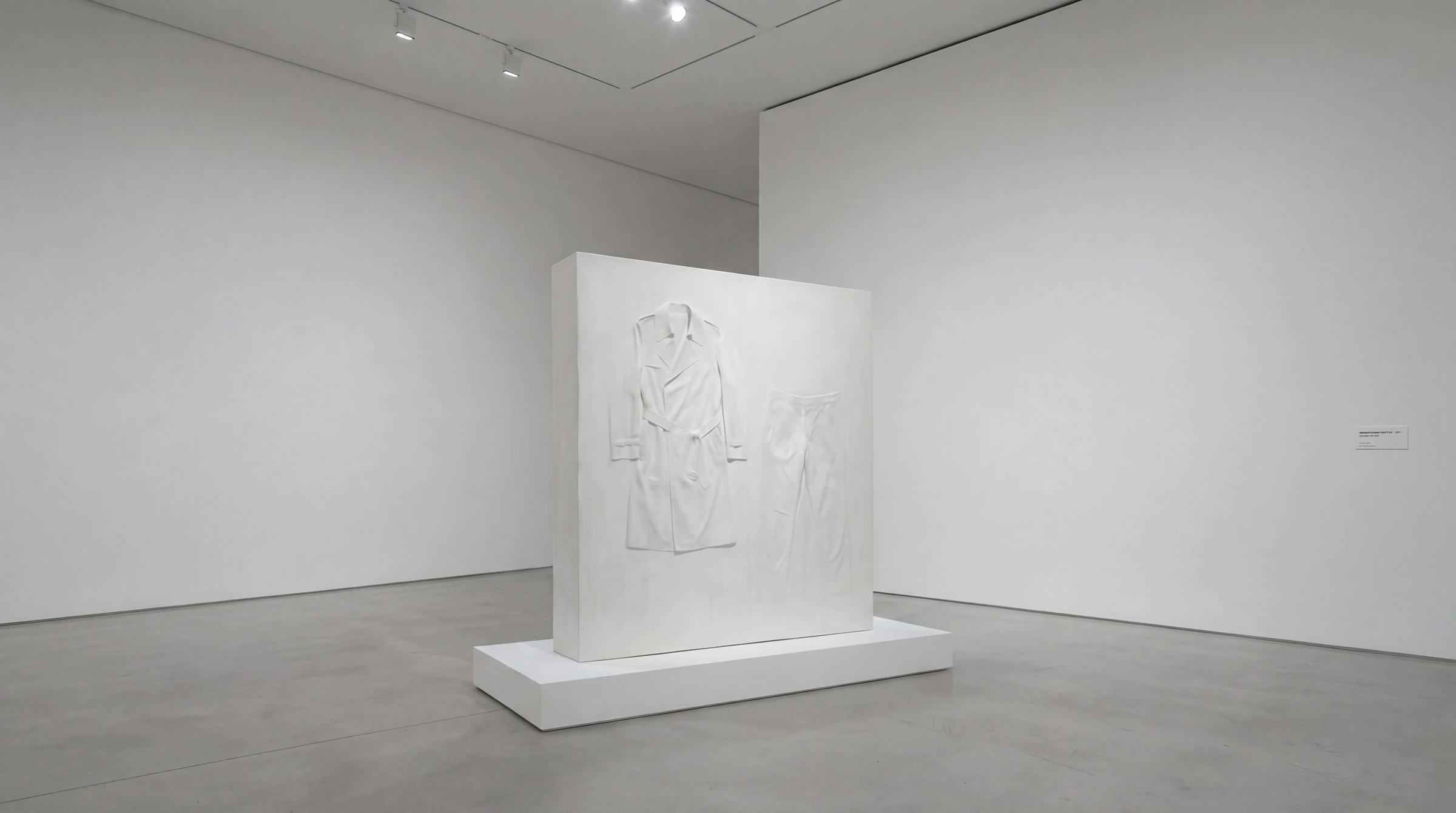 Sculpture luxe, mode trace